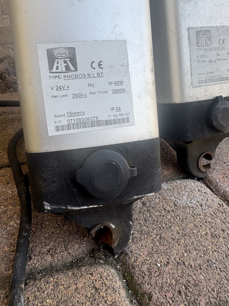 Automatyka bramy BFT wg zdjec