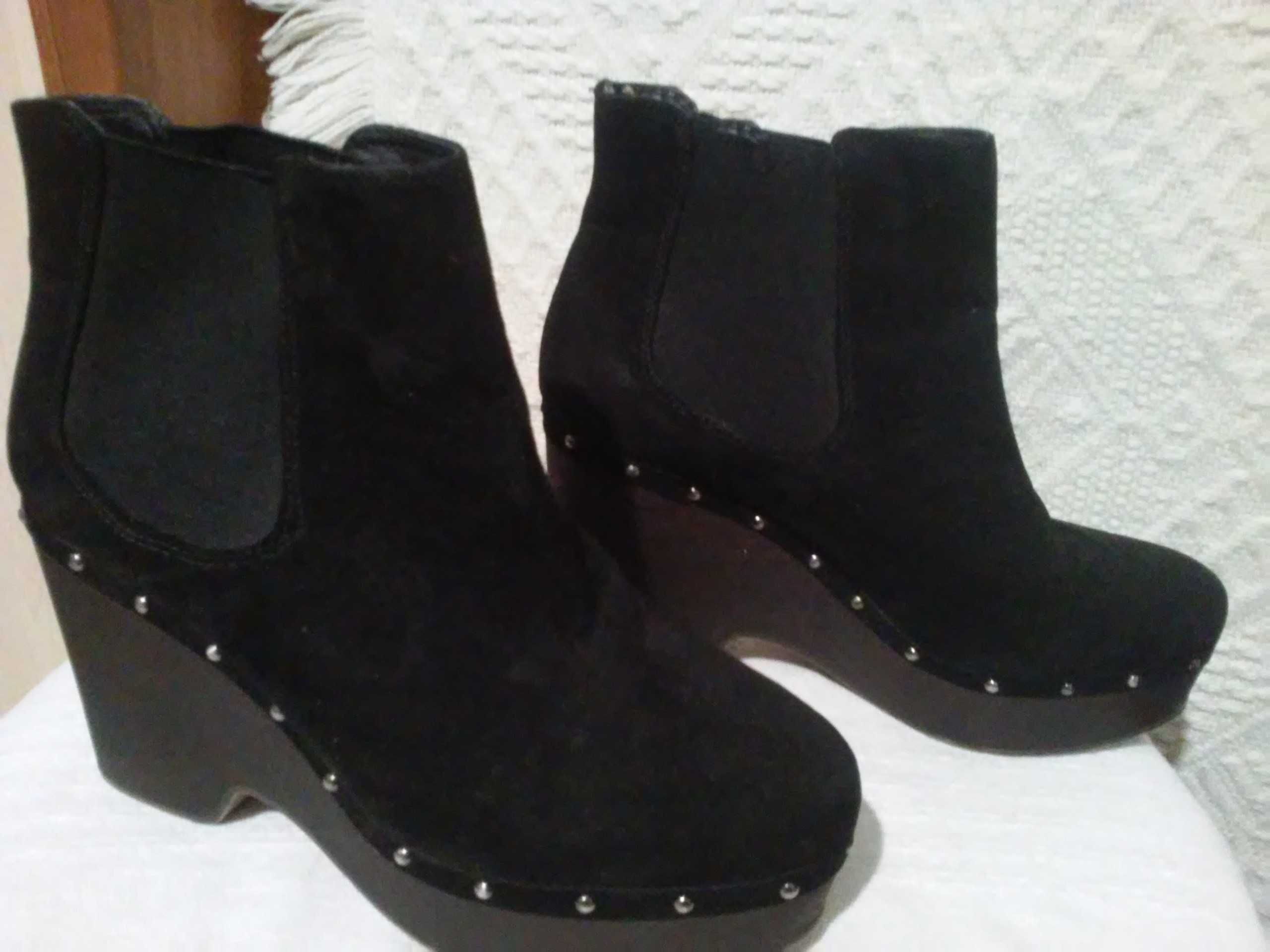 buty  botki na koturnie 5/38