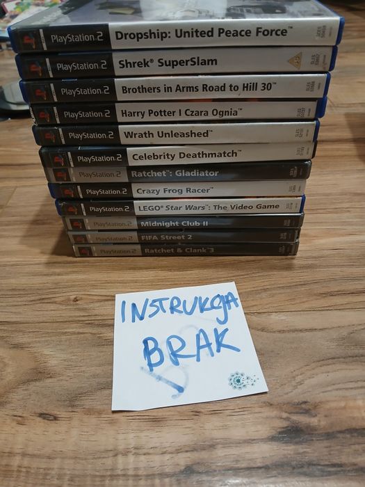 PS2 duży zestaw gier do regeneracji