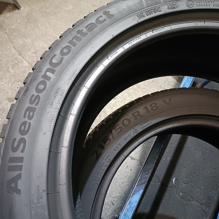 2 lub 4x 215/50r18 Continental AllseasonContact z 2021r 7mm