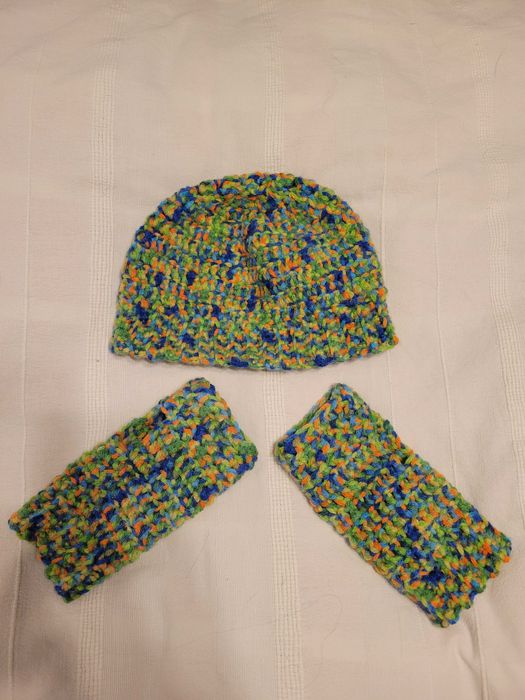 Zestaw czapka i rękawiczki