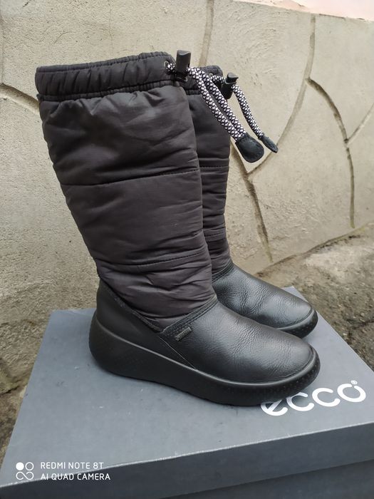 Ecco 31 33 чоботи на дівчинку зимові сапоги теплі ботинки взуття ессо