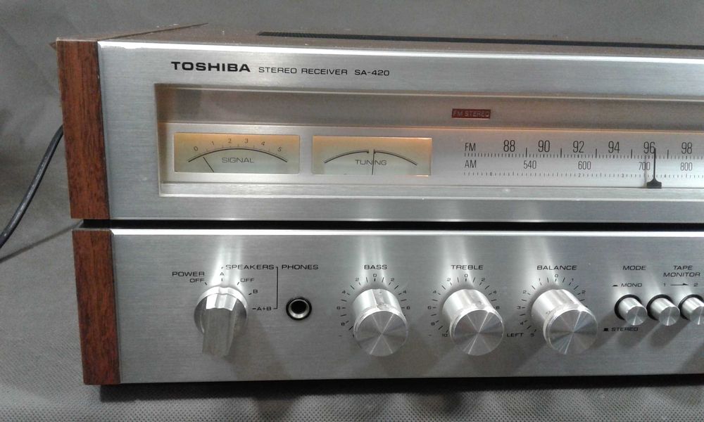 TOSHIBA SA-420,amplituner stereo vintage