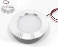 3x  Lampa Led 12V 3.5w Podszafkowa Punktowa Srebrna