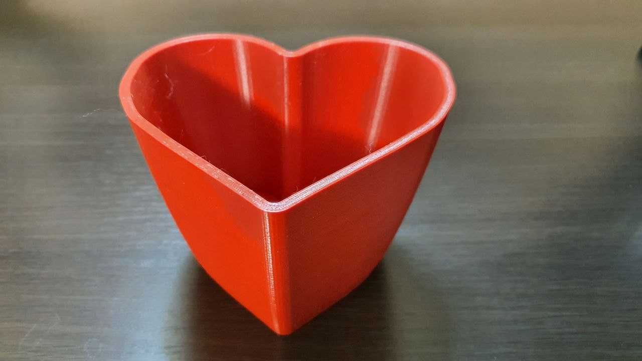 Doniczka Serce 3D
