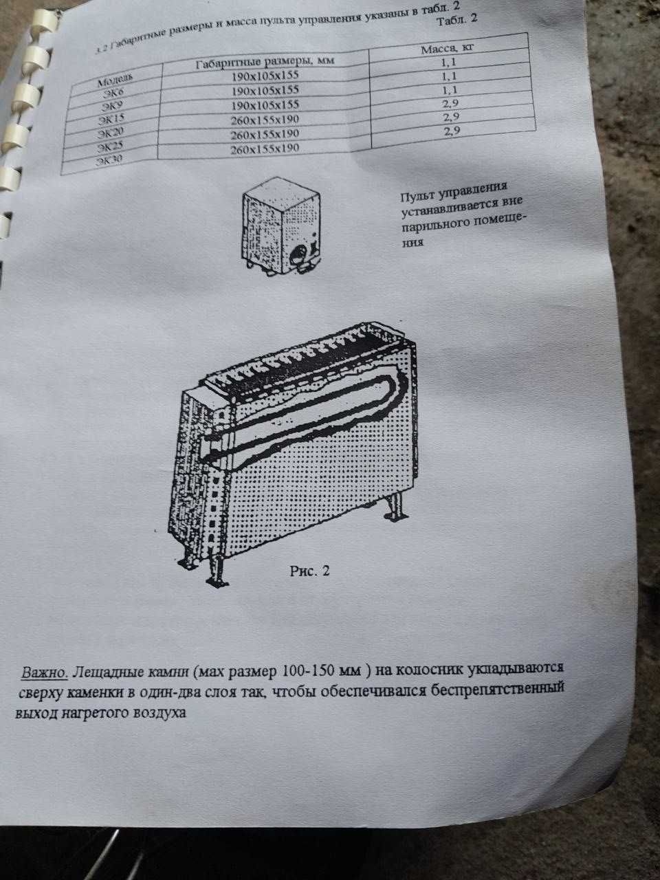 Электрокаменка напольная ЭК-9