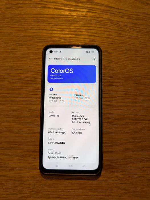 Oppo Reno 5 5g 8/128