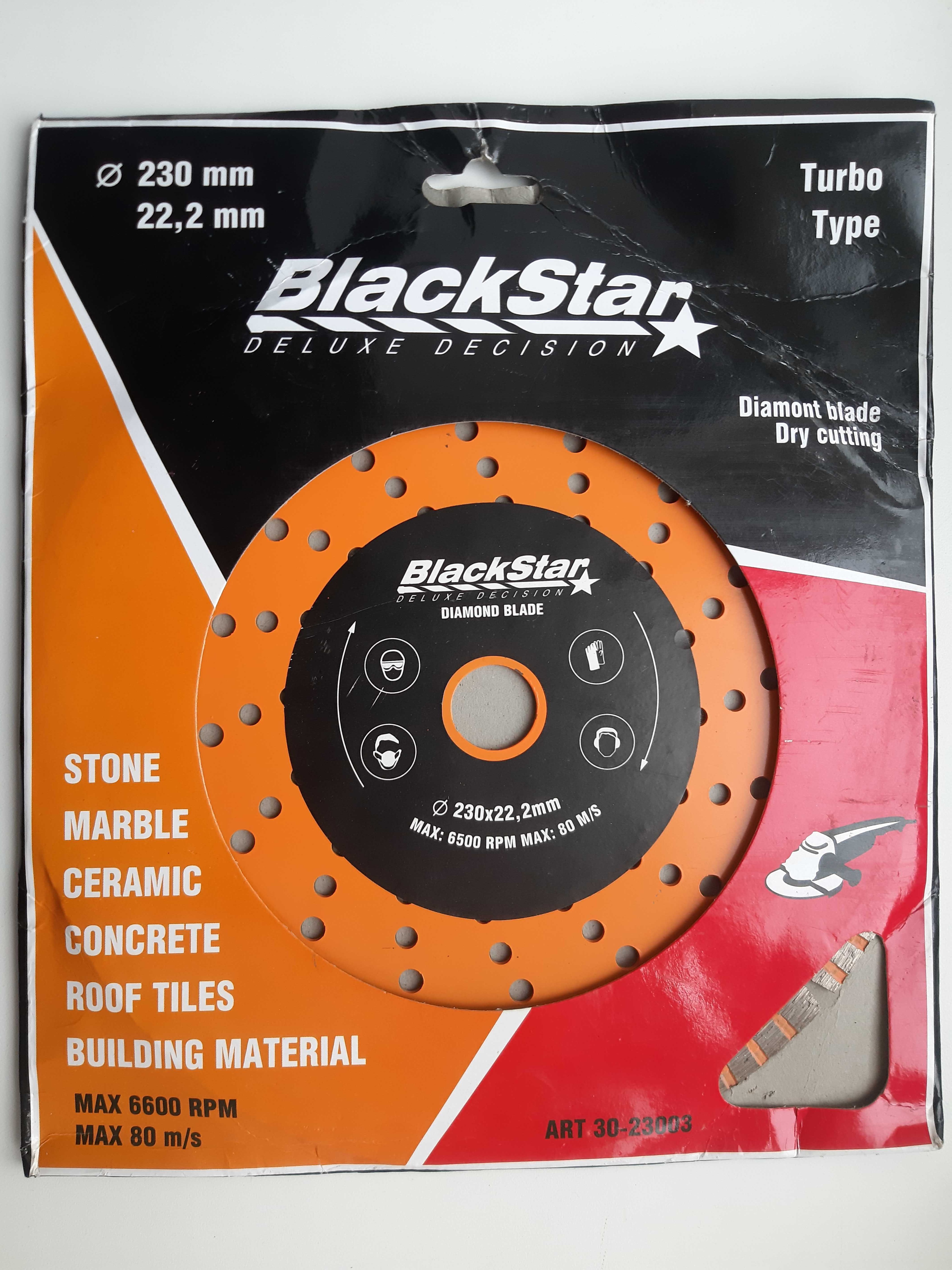 Диск алмазний по бетону BlackStar 230х22.2