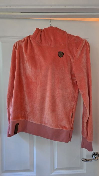Bluza z kapturem łososiowa Naketano, rozm. M