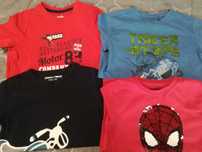 T-shirt chłopięcy 110 krótki rękaw 4 szt next i inny