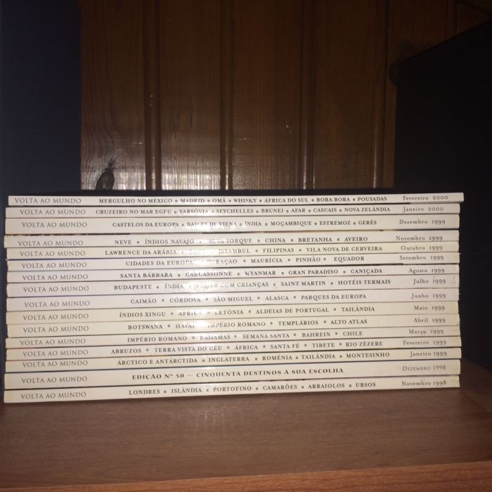 Revistas Volta Ao Mundo Publicação sobre viagens