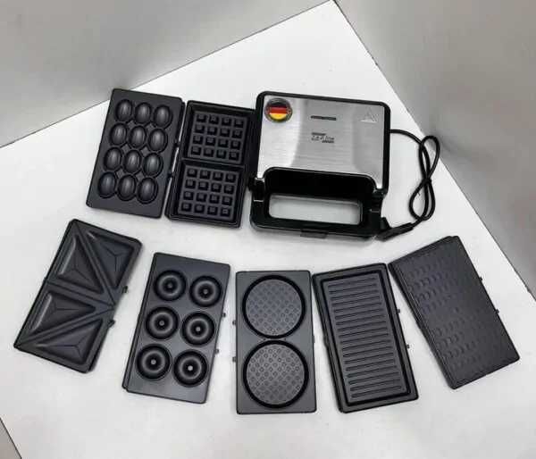 Вафельниця 7в1 2200 Вт Zepline  Мультимейкер зі змiними пластинами