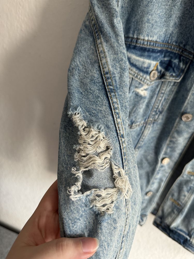 Dżinsowa jeansowa kurtka katana H&M