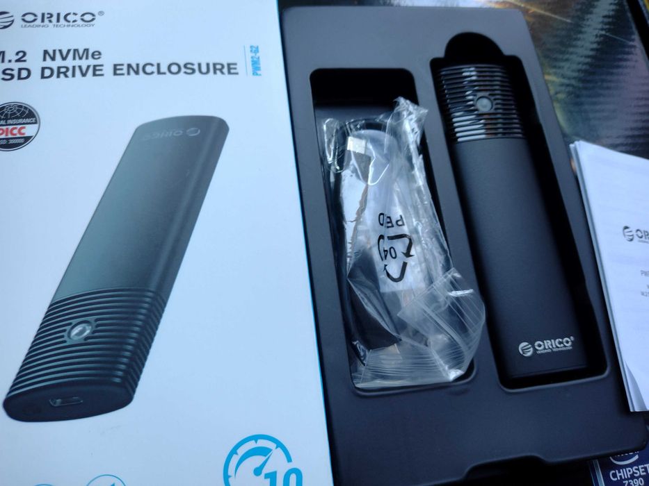 ORICO OBUDOWA M.2 NVME USB-C 10GBPS Zewnętrzna Kieszeń Na Dysk do 4TB