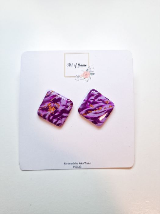 Kolczyki z gliny polimerowej