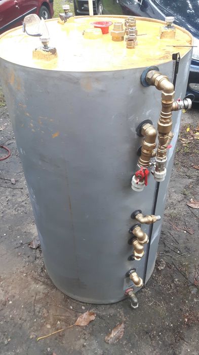 bufor 100l weżownica 140l płaszczowy boiler 400l pompa ciepła Tanio.