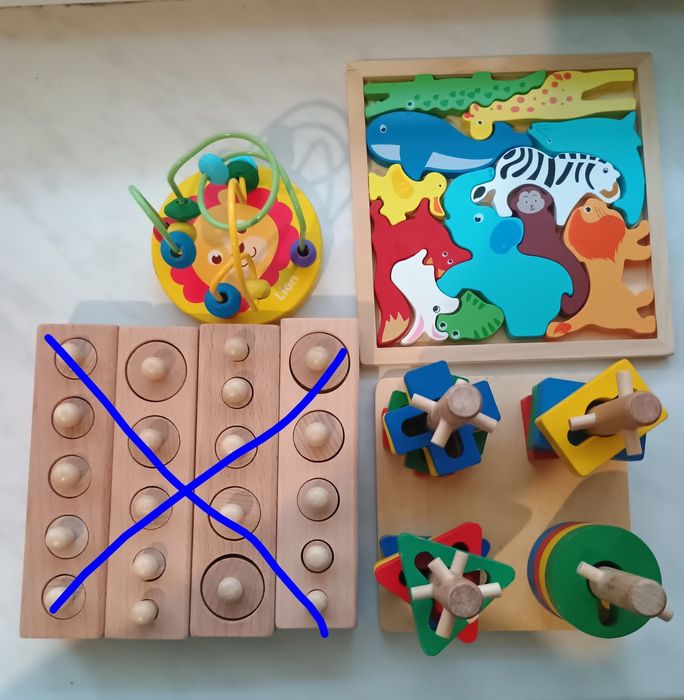 Дитячі розвиваючі дерев'яні ігри
