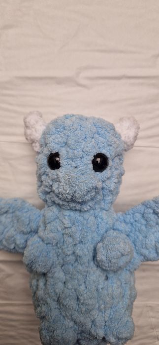 szydełkowny pluszak smok