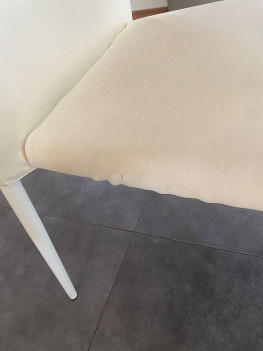 Krzesła 6 sztuk- białe