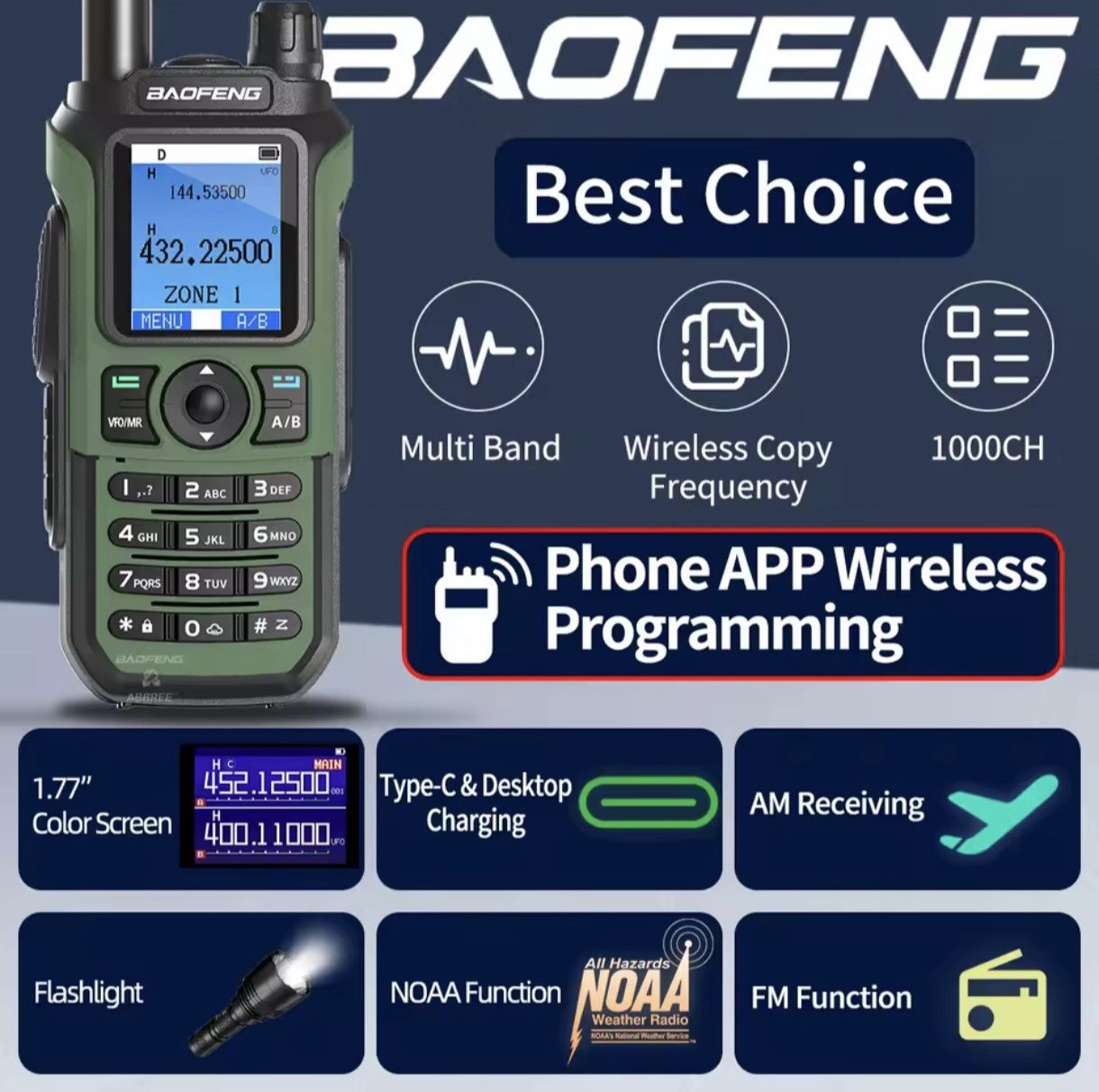 Baofeng UV-21M Рація нової генерації Потужна, та міцна UHF VHF та інші