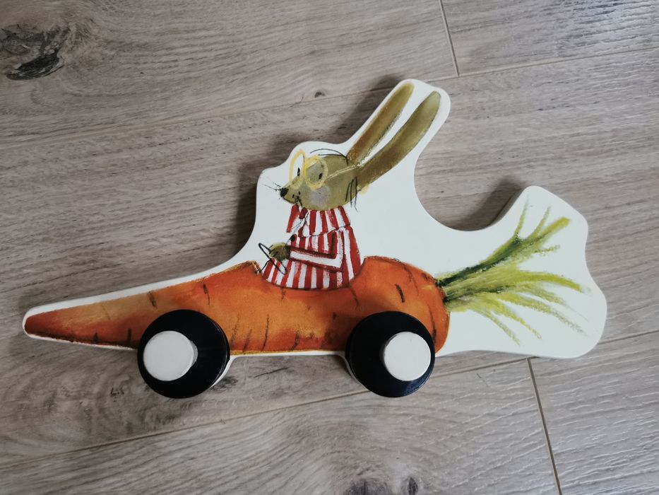 Wieszak dla dzieci Ikea królik marchewka
