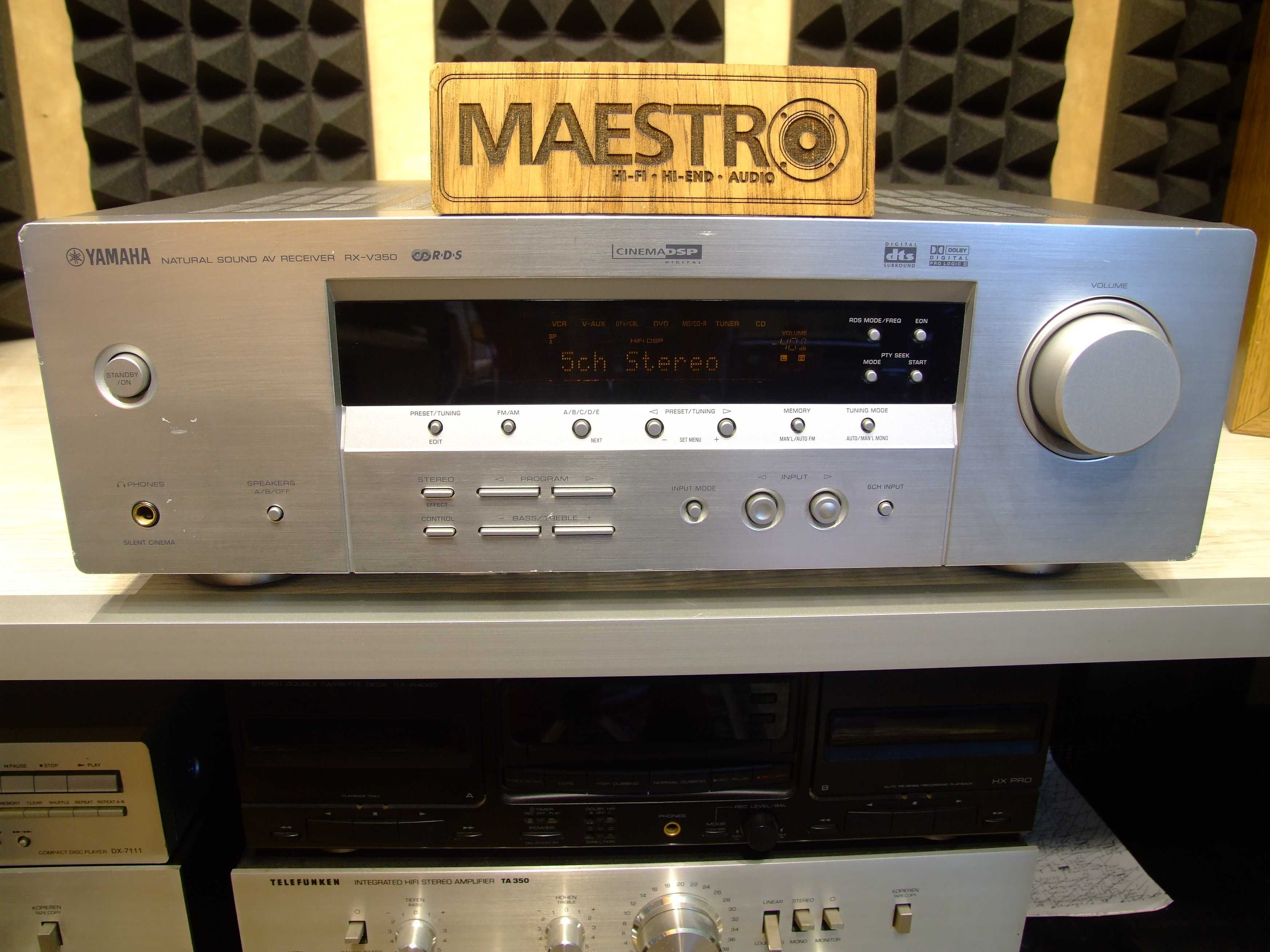 AV ресівер 5.1 Yamaha RX-V350. 5х110. 4-16 Ом. 9 кг. Без передплати