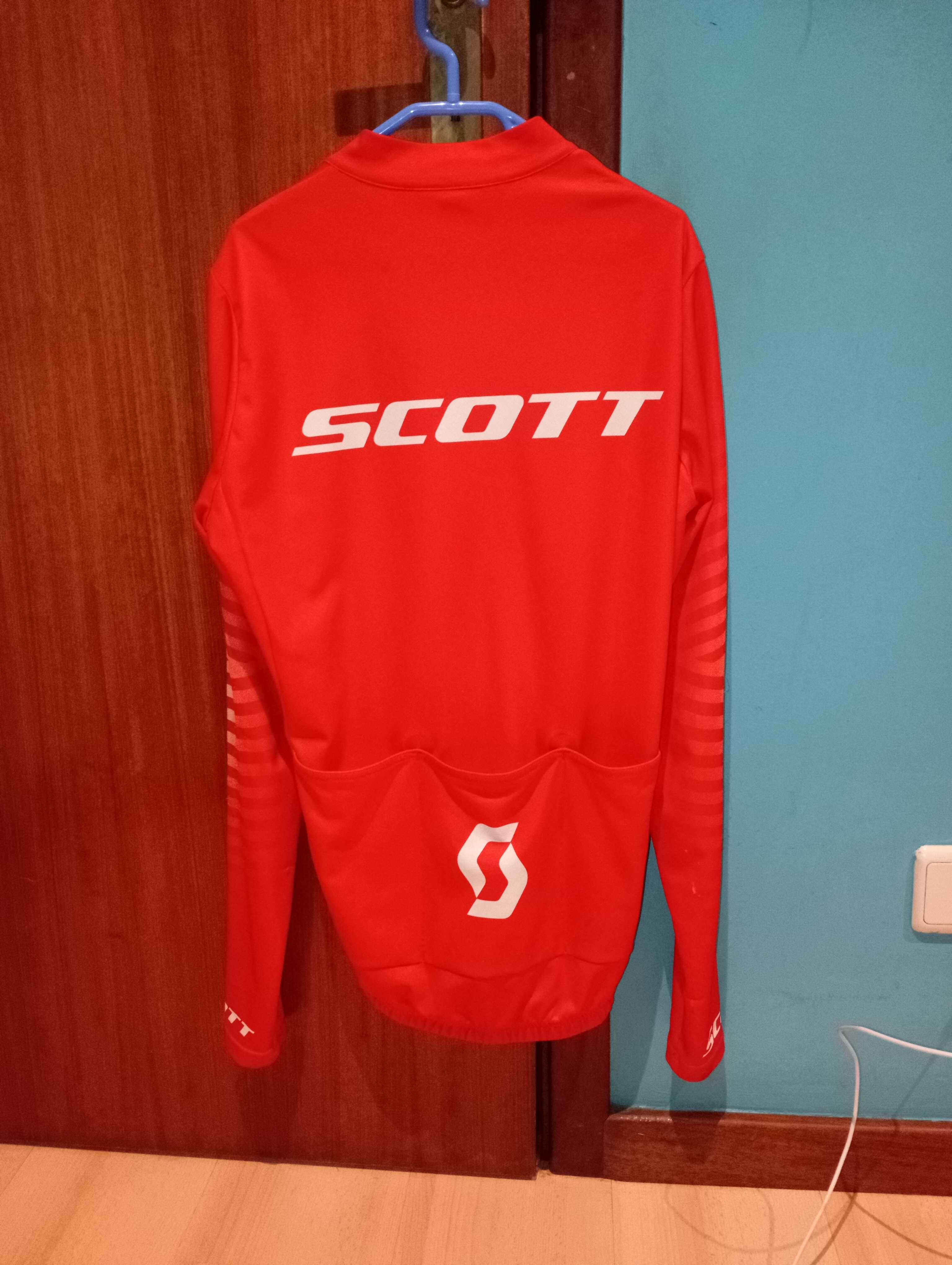 Casaco ciclismo Scott tamanho M