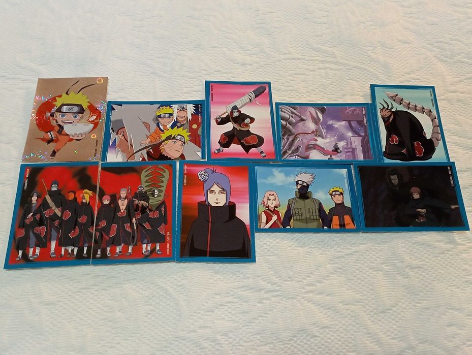 lote de 112 cromos naruto shippuden
