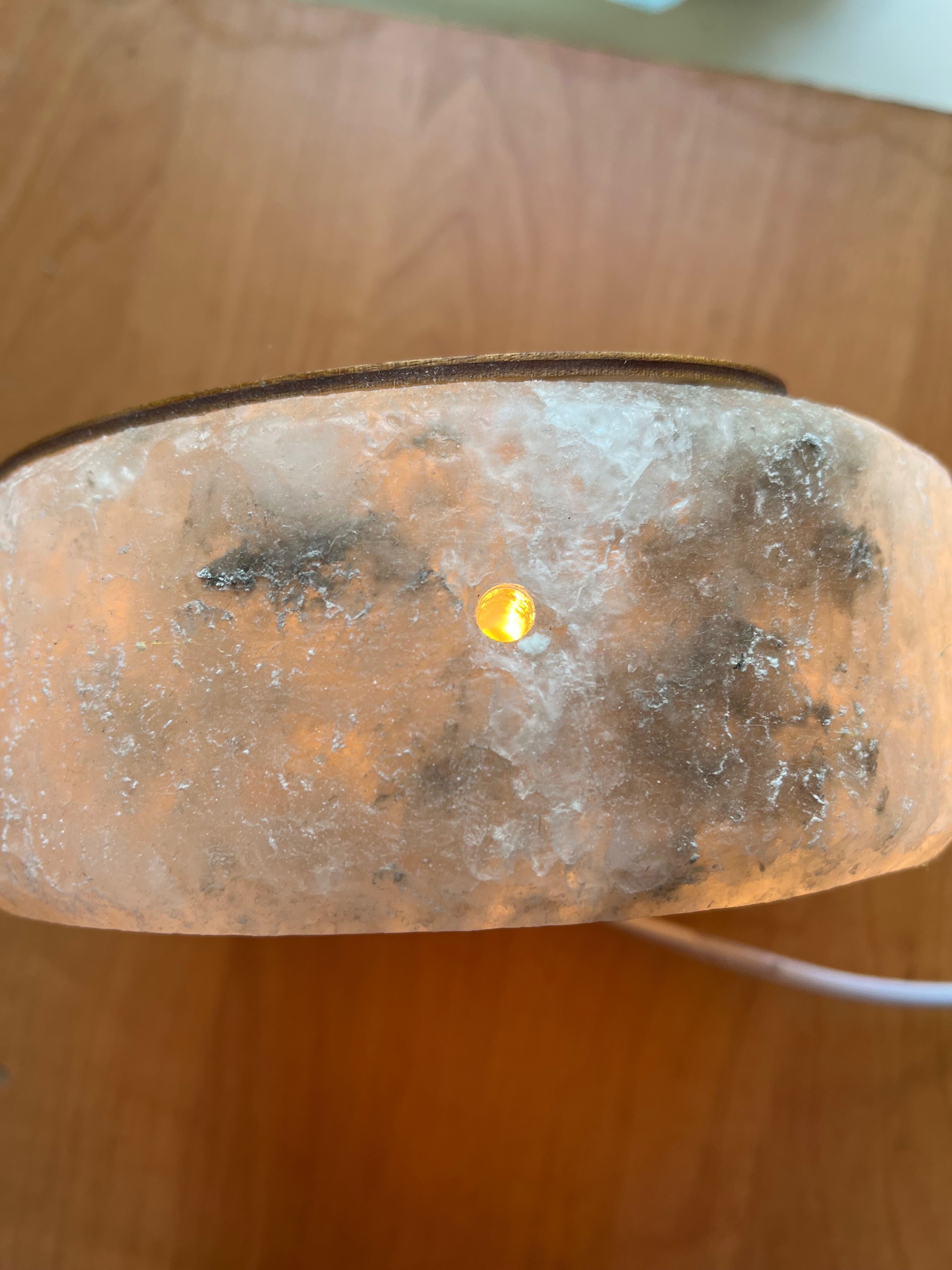 Соляна лампа «Сови на Місяці» Saltlamp