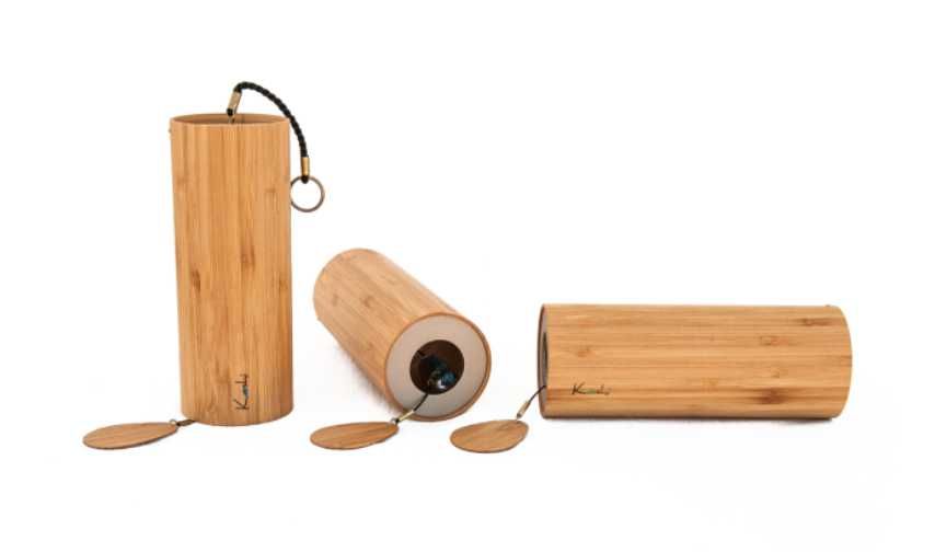 Dzwonki Bambusowe KOSHI Chimes Żywioł WODA NIEBIESKI DZWONKI do OGRODU