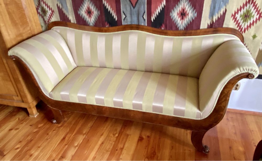 Sofa Biedermeier XIX po renowacji DLA ESTETY