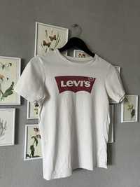 T-shirt Levis biały