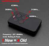 Comando Universal Rolling Code / Código Fixo 280mhz a 868mhz