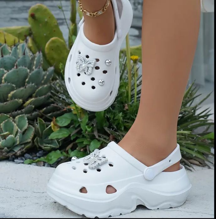 Кроксы/Crocs на платформе