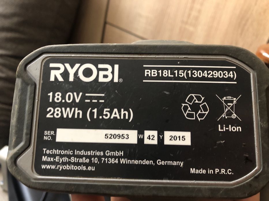 Akumulator Ryobi 1.5Ah