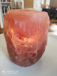 Świecznik solny 3kg duży sól himalajska lampion latarnia jonizator
