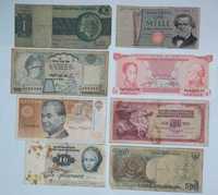 8. Banknoty zagraniczne mix (8 szt.)