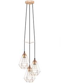 Candeeiro de teto suspenso INSPIRE BYRON D35CM COBRE