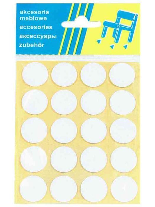 Podkładka Filcowa Blister Brązowa Fi 20Mm - 20Szt