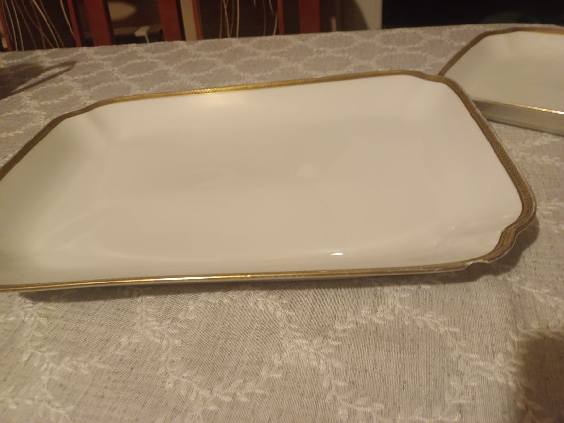 Półmiski porcelana sygnatura niemiecka