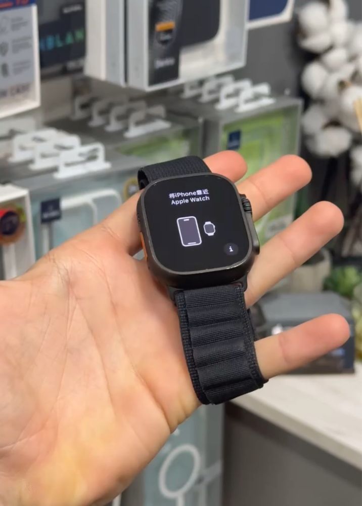 Apple watch Ultra 2 49mm black titanium.