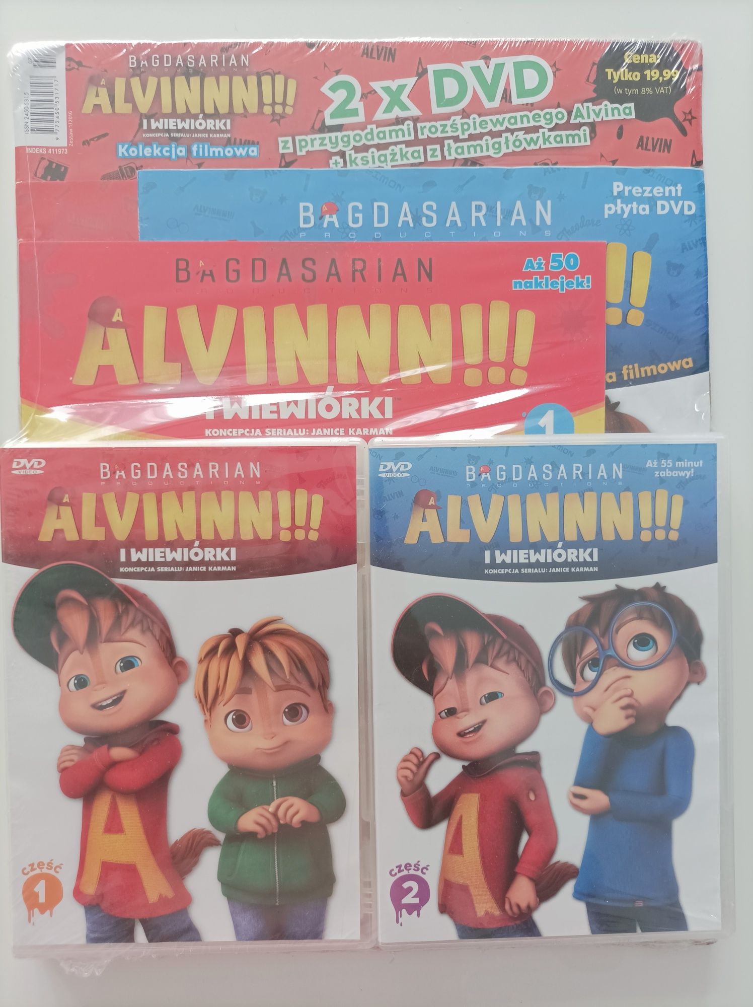 Alvin plyty dvd z dodatkami