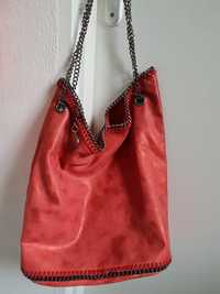 Torebka Stella McCartney, Falabella, koralowo-czerwona