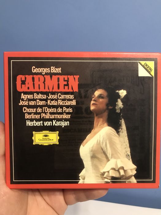 CD диск 3шт Georges Bizet Carmen Herbert von Karajan Berliner Philarmo