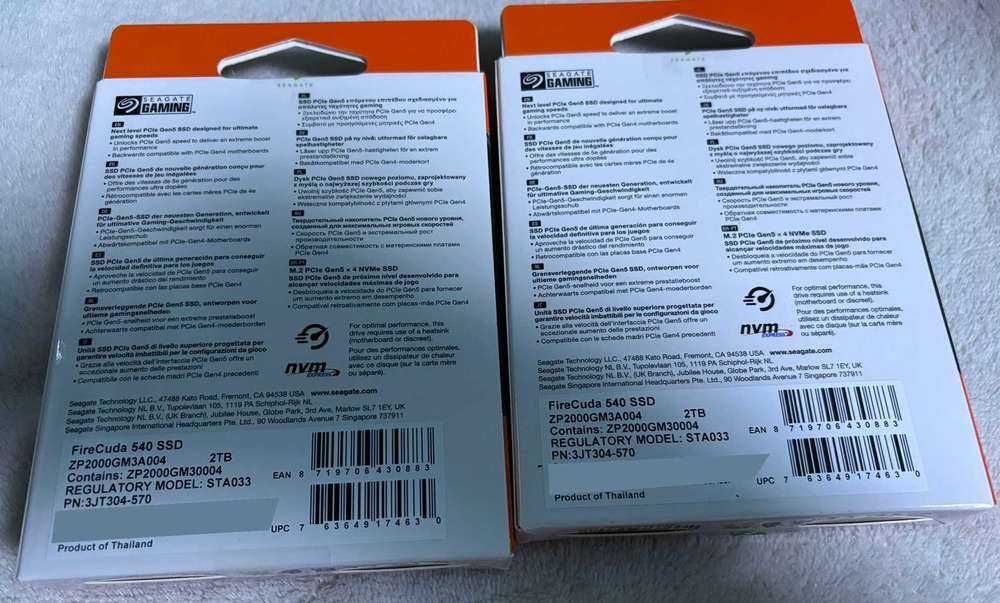 NOWY Seagate Firecuda 540 2TB M.2 PCIE 5.0 x4 5 LAT GWAR