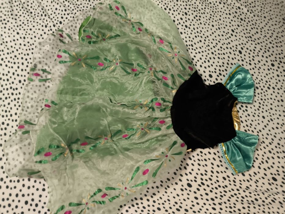 Kostium strój przebranie na bal sukienka Anna Frozen 110 116