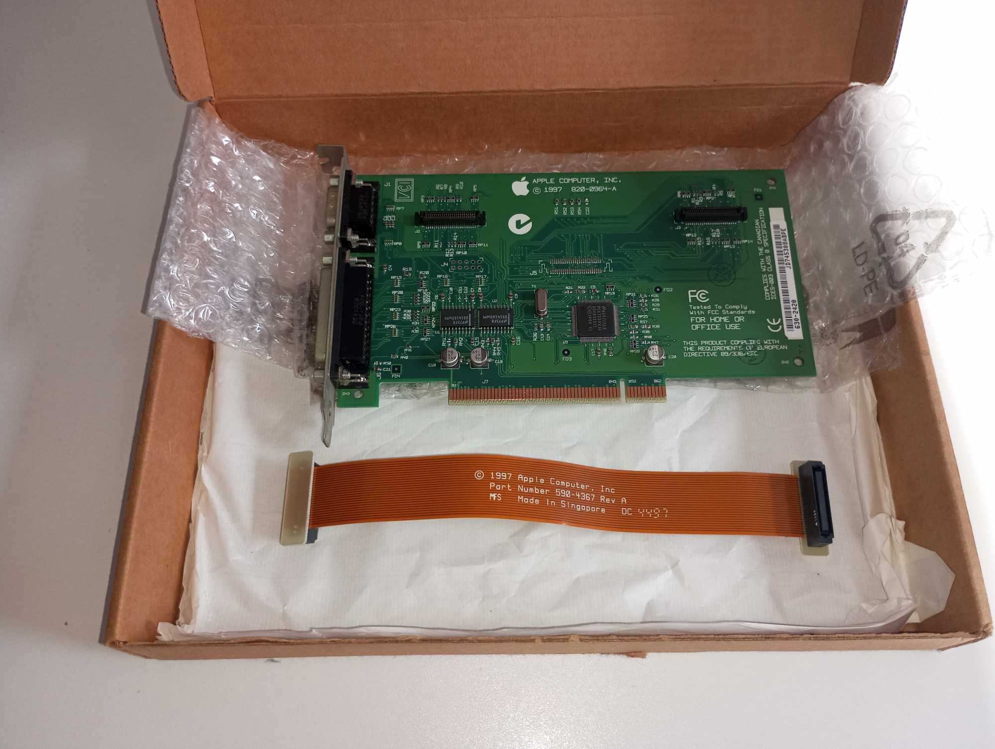 Apple PC Serial Parallel Card PCI for PC Compatibility Cards