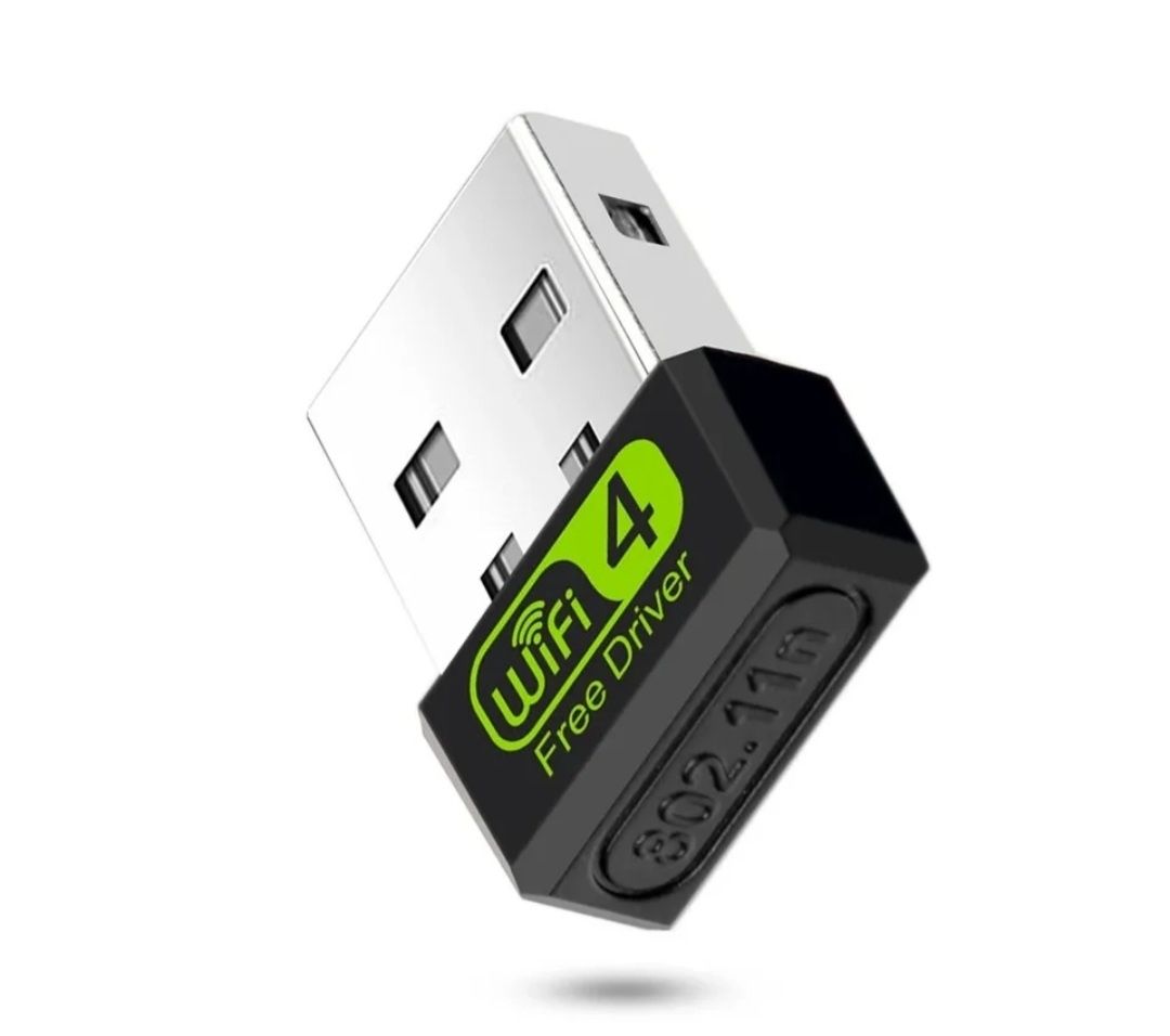 WiFi адаптер USB 2.0 стандарт WiFi 4/150 Мбіт/с для Windows XP/Vista/7
