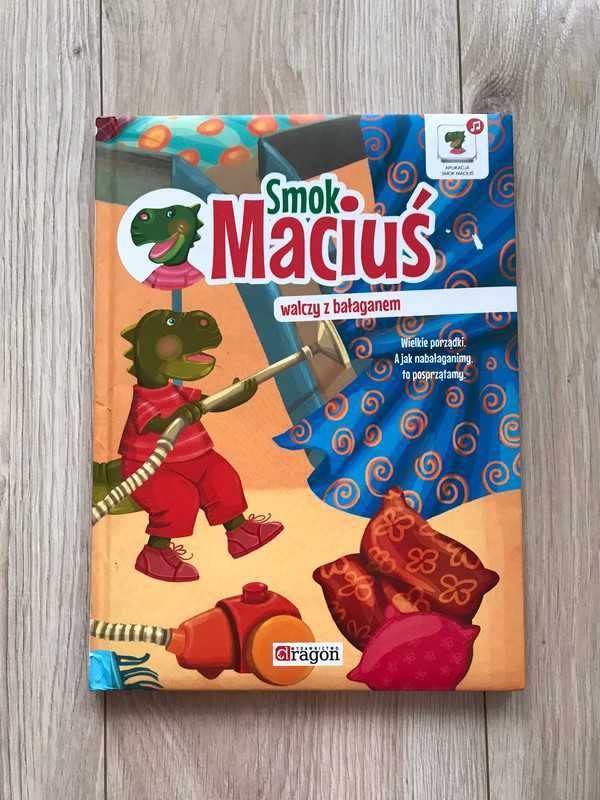 Książeczka „Smok Maciuś Walczy Z Bałaganem”; książeczka dla maluchów