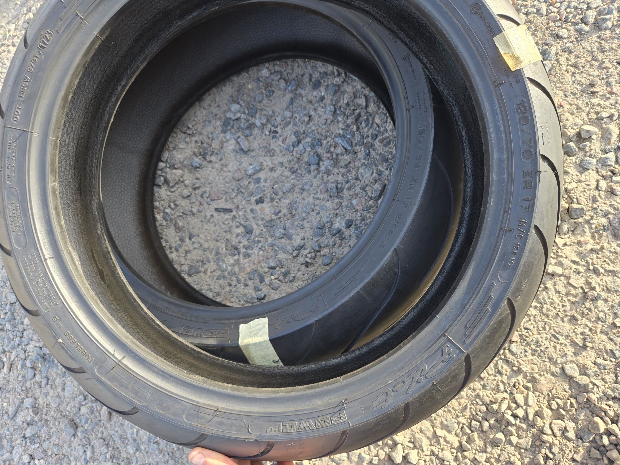 180/55R17 120 70 17 Michelin pilot power 2023